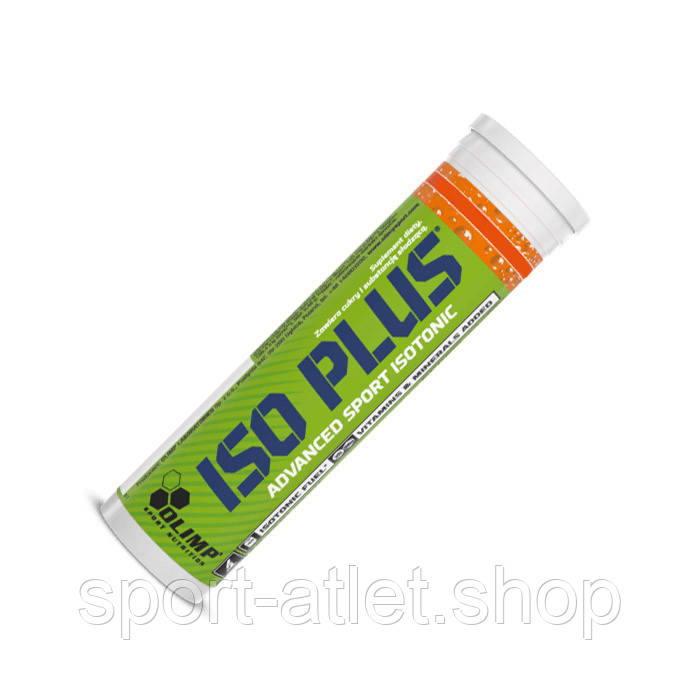 Ізотонік Olimp Iso Plus, 10 шипучих таблеток - Апельсин, фото 1