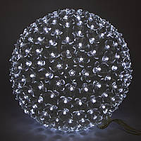 Светодиодная декорация - светящийся шар, 34 см, 300л, белый, IP20 (650644)