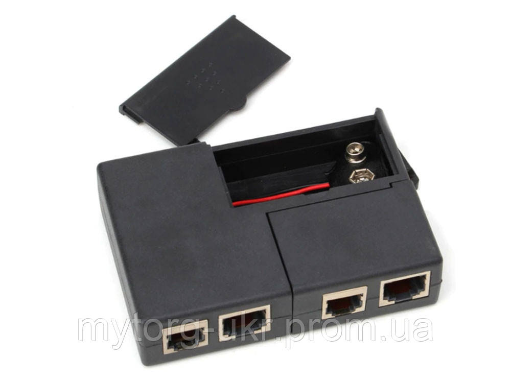 Тестер Мережі RJ45, Тестер Телефонного Кабелю RJ11 Чорний — Купить ...
