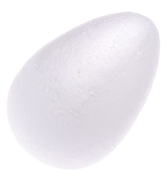 Заготівля пінопластова "Яйце" (для композицій) 11 см