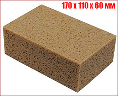 Губка для затирання плитки поліуретанова 170 х 110 х 60 мм Virok 20V401