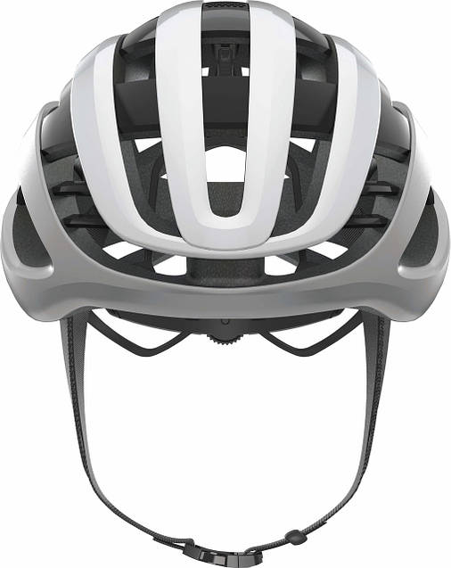 Шолом велосипедний ABUS AIRBREAKER S 51-55 Silver White, фото 2