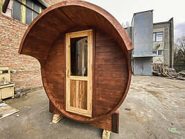 Лазня бочка 3 м. з карнизом
