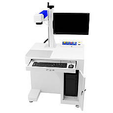 Волоконний лазерний маркер ZK-20W-GA-CM промисловий 200x200 20 Вт (c комп'ютером і монітором), фото 2