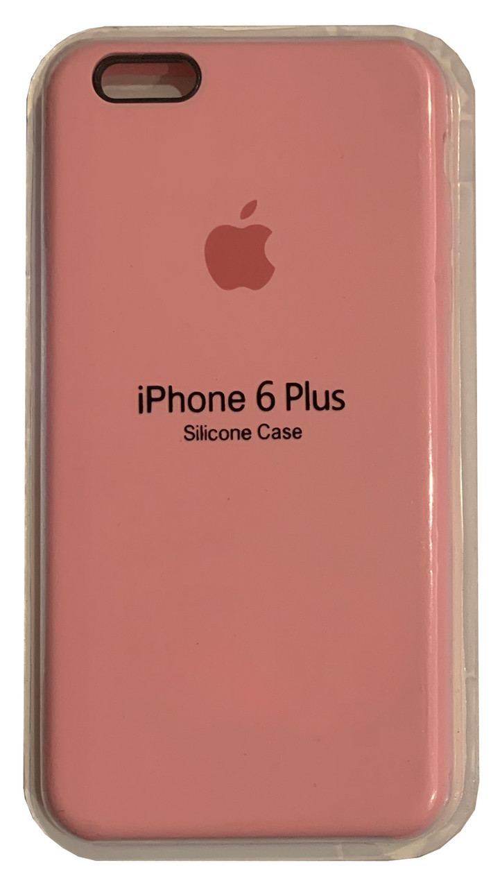 Силіконовий чохол на iPhone 6 Plus (Pink) Soft touch (Premium), фото 1