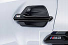 Чорні глянсові вставки в передні крила BMW M2 F87, комплект, 51712407179KT, фото 4