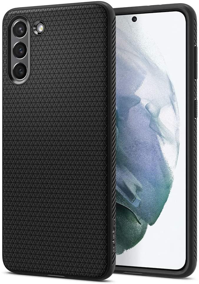 Чохол Spigen для Samsung Galaxy S21 — Liquid Air, Black (ACS02422)