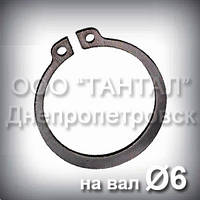 Кольцо 6х0.7 ГОСТ 13942-86 (DIN 471) стопорное эксцентрическое наружное А6