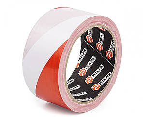 Стрічка сигнальна червоно-біла 50 мм х 100 м Полакс