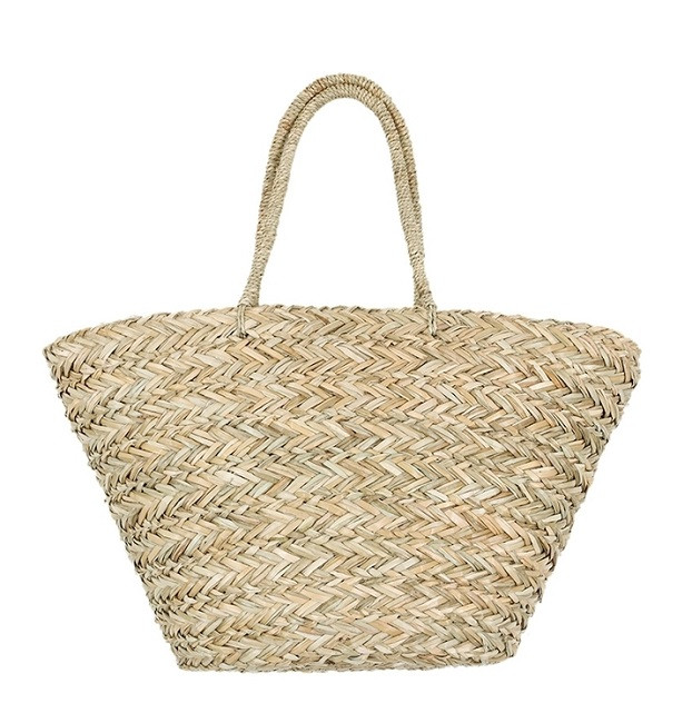 Сумка солом'яна Moco Bling з лляною підкладкою бежевий, фото 1