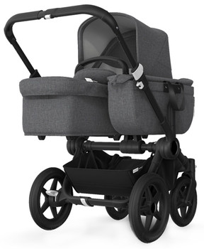Універсальна коляска 2в1 Bugaboo Donkey 3 Mono ALU/GREY MELANGE, сірий меланж (180154GM01)