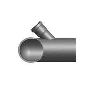 Під'єднання до WC праве 110/50 45