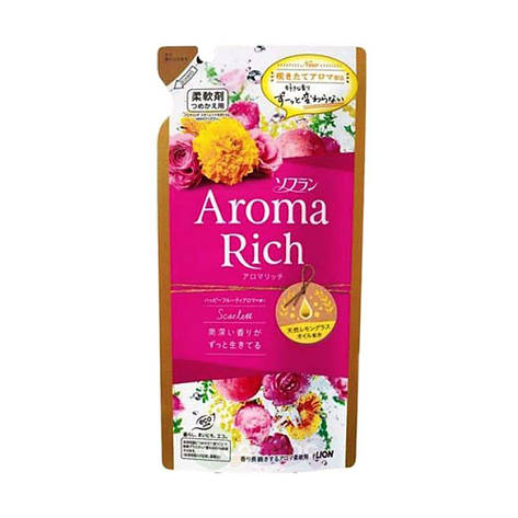Кондиціонер для білизни "AROMA Rich" з ароматом тривалої дії "Scarlet", змінна упаковка, 400 мл (292425)), фото 1