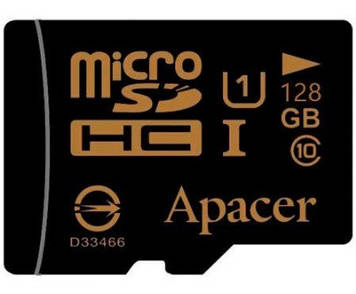 Карта пам`яті 128Gb Micro-SDXC(UHS-1) Apacer class10 №1056