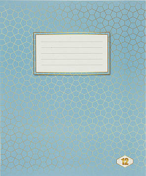 Зошит 12арк. кліт. /ТВ/ "Фоновий Шкільний" №ТЕ12794(25)(700)