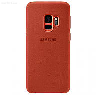 Чехол Alcantara Cover для Samsung Galaxy S9 (G960) Fiery Red (Original 100%)