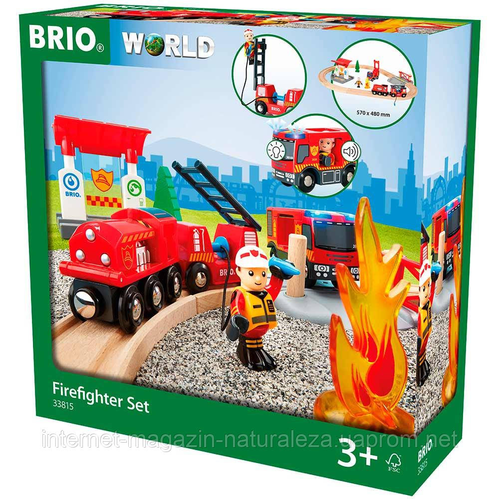 Дитяча залізниця Brio Пожежна станція 33815