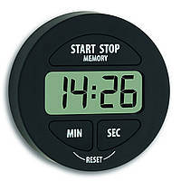 Цифровий таймер із секундоміром TFA Black 55*17*55 мм