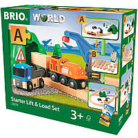 Дитяча залізниця Brio з вантажним кабельом 33878