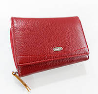 Жіночий гаманець Balisa C6602 червоний Невеликий жіночий гаманець зі штучної шкіри закривається на кнопку, фото 2