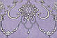 Шпалери з малюнком вензелі, Фіолетові шпалери Vinil LS Зан ДХV-1249/7 (1,06 х10,05м), фото 3