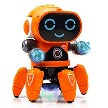 Інтерактивна іграшка танцюючий світиться робот Bot Robot Pioneer помаранчевий 149641