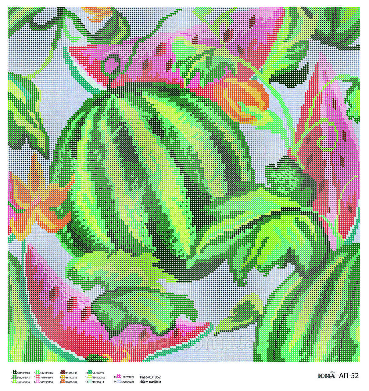 Схема для вишики бісером, фото 1