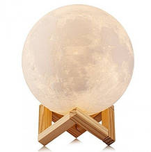 Настільний світильник нічник Місяць 13 см Magic 3D Moon Light Touch Control 179845