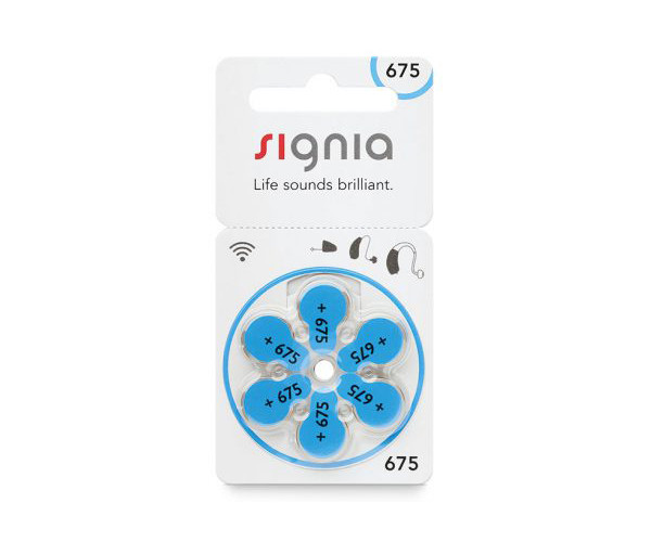 Батарейки для слуховых аппаратов Signia 675 (Германия), 60 шт. + бесплатная доставка Новой Почтой