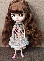 Шарнирная кукла Беатрис, Айси (Блайз), каштановые волосы + 10 пар кистей + одежда и обувь