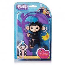 Мавпочка інтерактивна на палець Happy Monkey Fingerlings Чорна 184481
