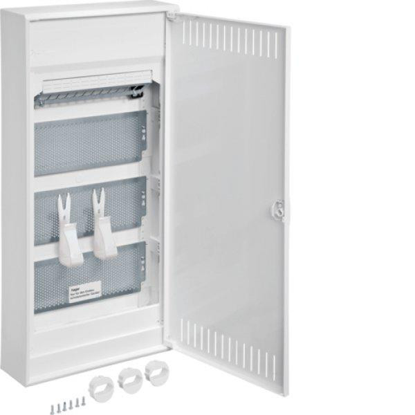 VA48NW Щит 4-рядний для ММ-обладнання, з/у з металевими дверями, VOLTA, фото 1
