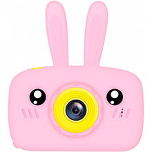 Дитяча фотокамера цифровий фотоапарат Baby Photo Camera Rabbit з автофокусом Х-500 Рожевий 183143