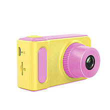 Дитячий фотоапарат з записом відео і c кольоровим екраном dvr baby camera V7 рожевий 150038