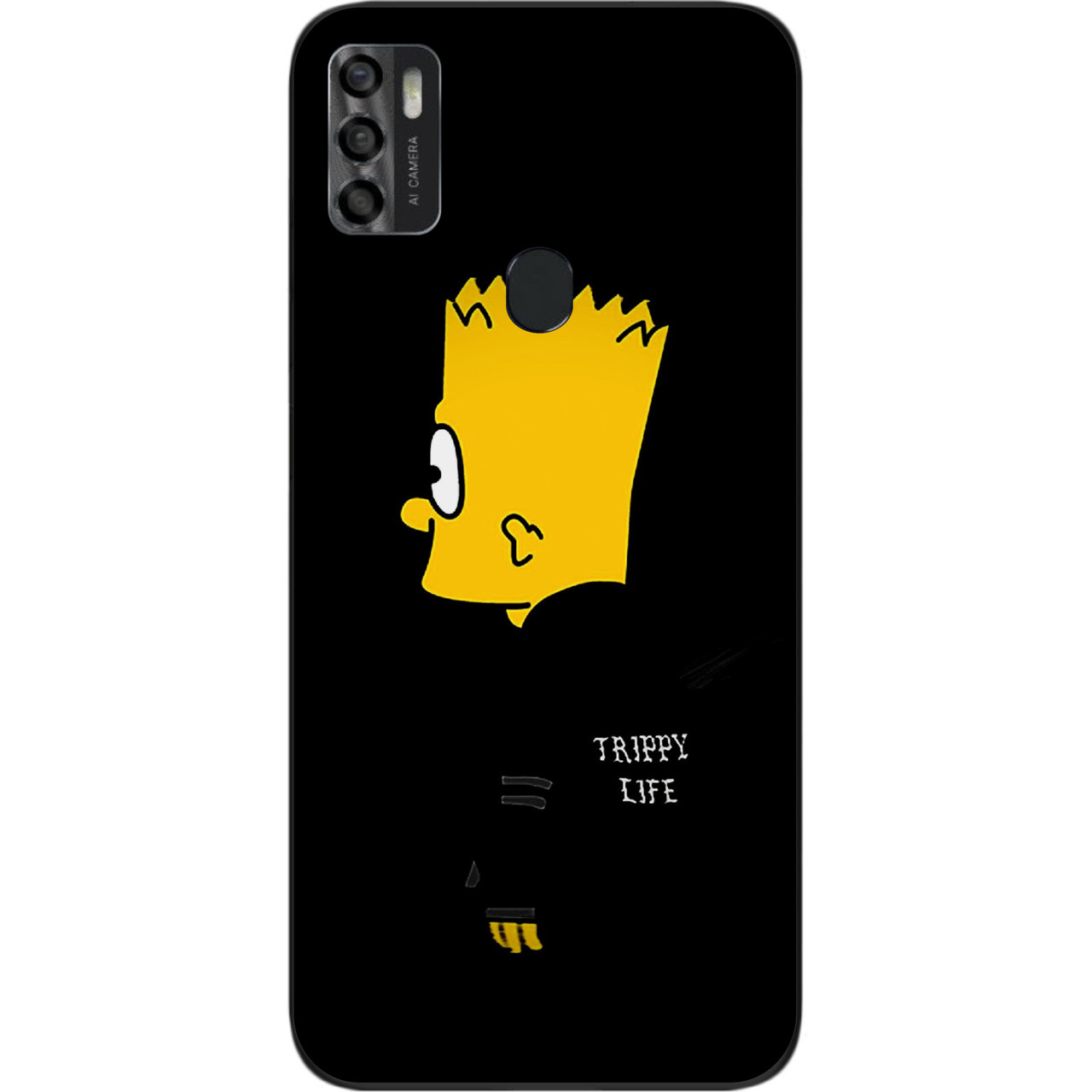 Силіконовий бампер для ZTE Blade A7s 2020 із зображенням Сімпсон