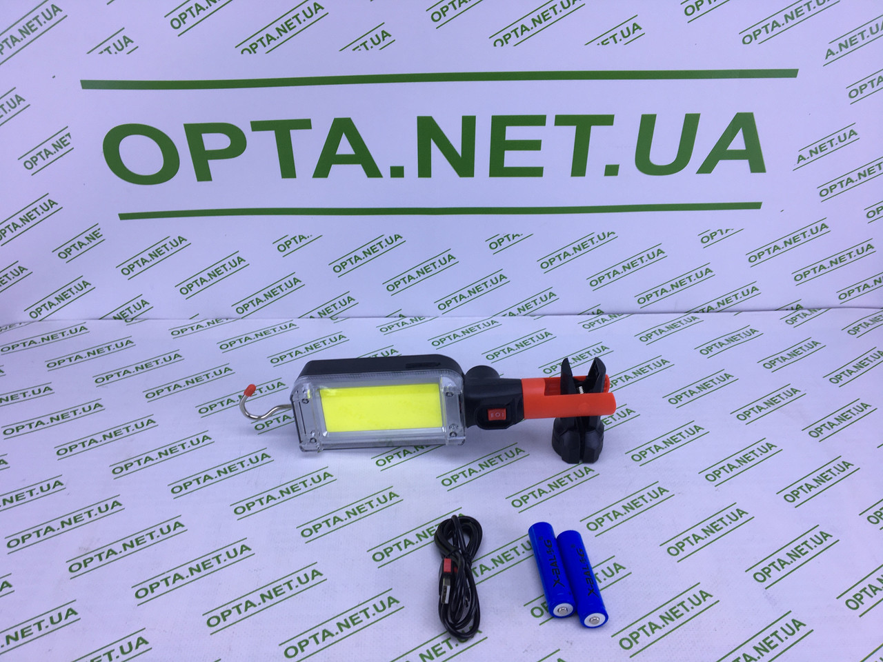 Світлодіодна лампа Work Light BL 8859B (в подарунок 2 акумулятору 18650 Bailong), фото 1