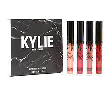 Набір матових помад Kylie Velvet Liquid Lip Сollection Black 4 шт 182321