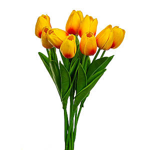 Букет тюльпанів, оранжевий 33 см одна гілка 18414-019