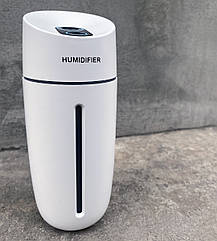 Зволожувач повітря портативний Adna HumidifierQ1 дифузор компактний, мийка повітря з LED підсвічуванням. Білий