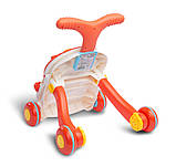 Ходунки-каталка ігровий розвивальний столик 2 в 1 Caretero Spark Orange, фото 7