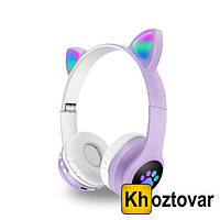 Беспроводные наушники VZV-23M Cat Ear | Светящиеся кошачьи ушки