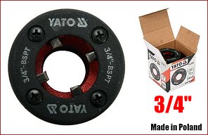 Клуп для нарізки різьби 3/4" Yato YT-2919
