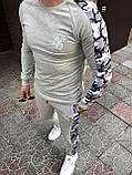 Чоловічий спортивний костюм Sik Silk M762 сірий  S, М, фото 3