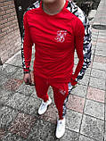 Чоловічий спортивний костюм Sik Silk M763 червоний М, фото 3