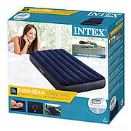 Одномісний надувний матрац Intex 64757, 99x191x25 см, фото 6