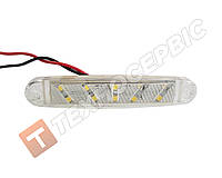 Фонарь габаритный белый 10LED ( FR Турция) 10cм