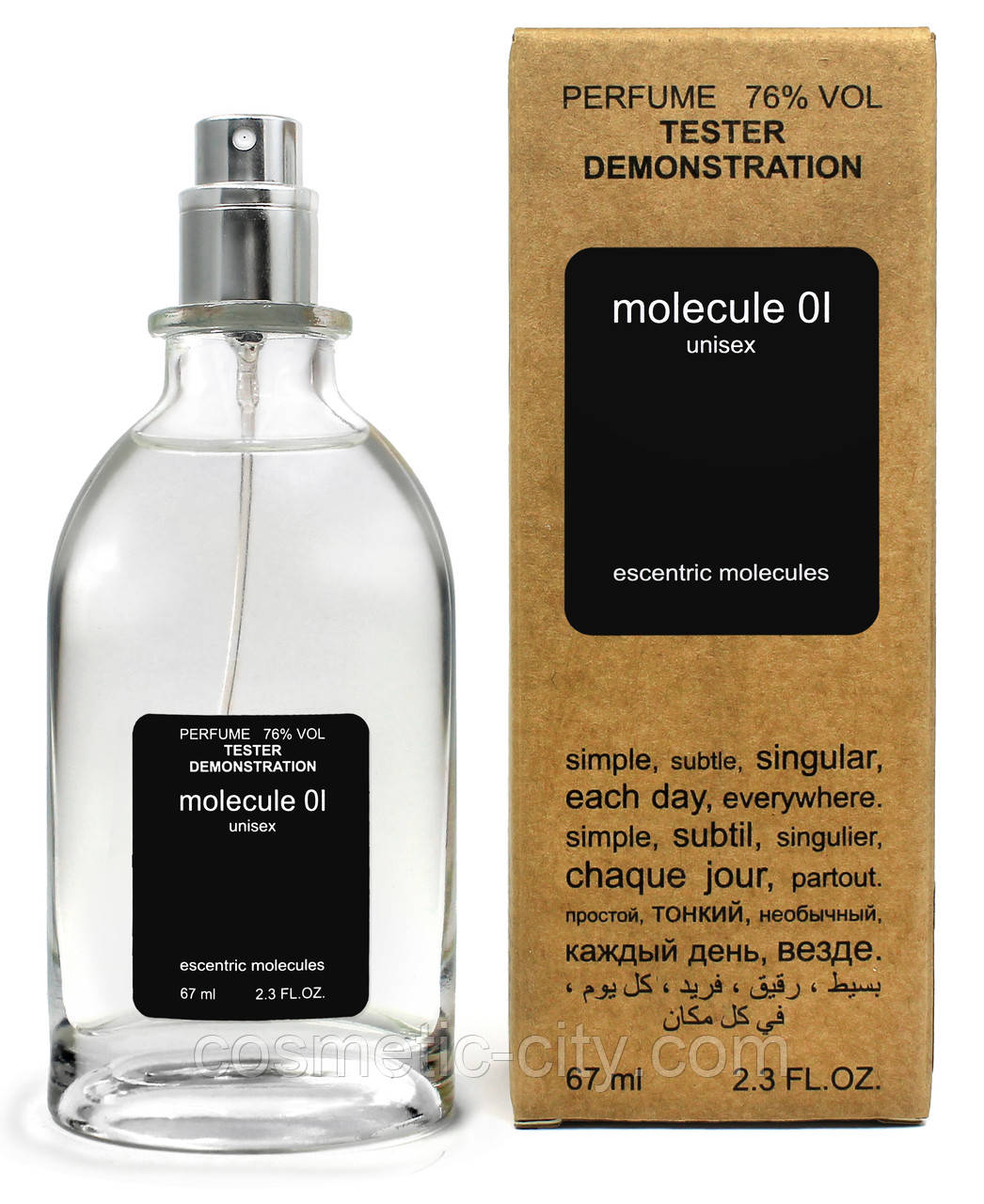Тестер унісекс Escentric Molecules Escentric 01, 67 мл., фото 1