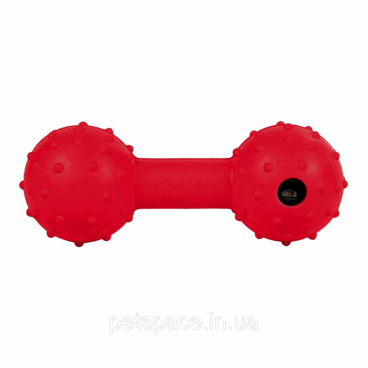 Іграшка для собак Trixie (Тріксі) Гантель з дзвіночком 12,5 см