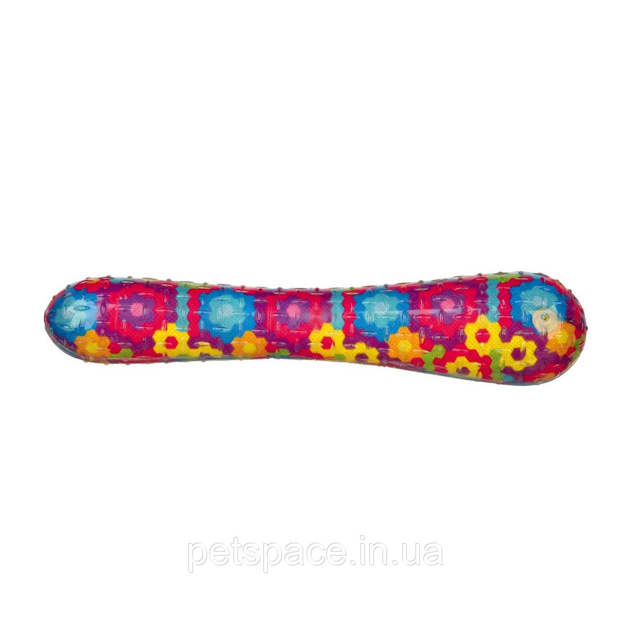 Іграшка для собак Trixie (Тріксі) Паличка в квіточку з термопластрезину 26см.