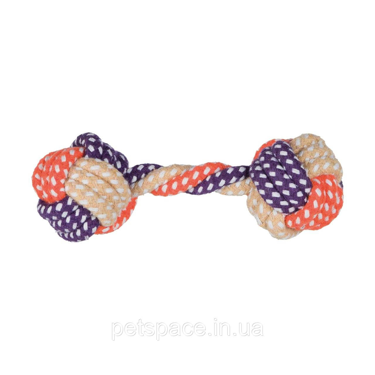 Іграшка для собак Trixie ( Тріксі ) Гантель плетена 15см., фото 1